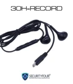 Auricolari e adattatore micro-USB inclusi nella confezione per l'ascolto immediato delle registrazioni dal 30H-RECORD.