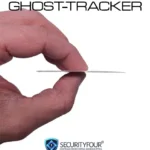 Localizzatore GPS senza SIM Ghost Tracker con spessore inferiore a 1 mm visto di profilo