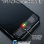 Dettaglio tecnico della modifica hardware invisibile integrata all'interno dello smartphone TrackerPhone per consentire la localizzazione discreta