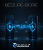 Due smartphone SECURE-CORE collegati tramite una connessione cifrata per chiamate e messaggi sicuri end-to-end